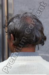 Head Hair Man White Casual Overweight Bald Street photo references